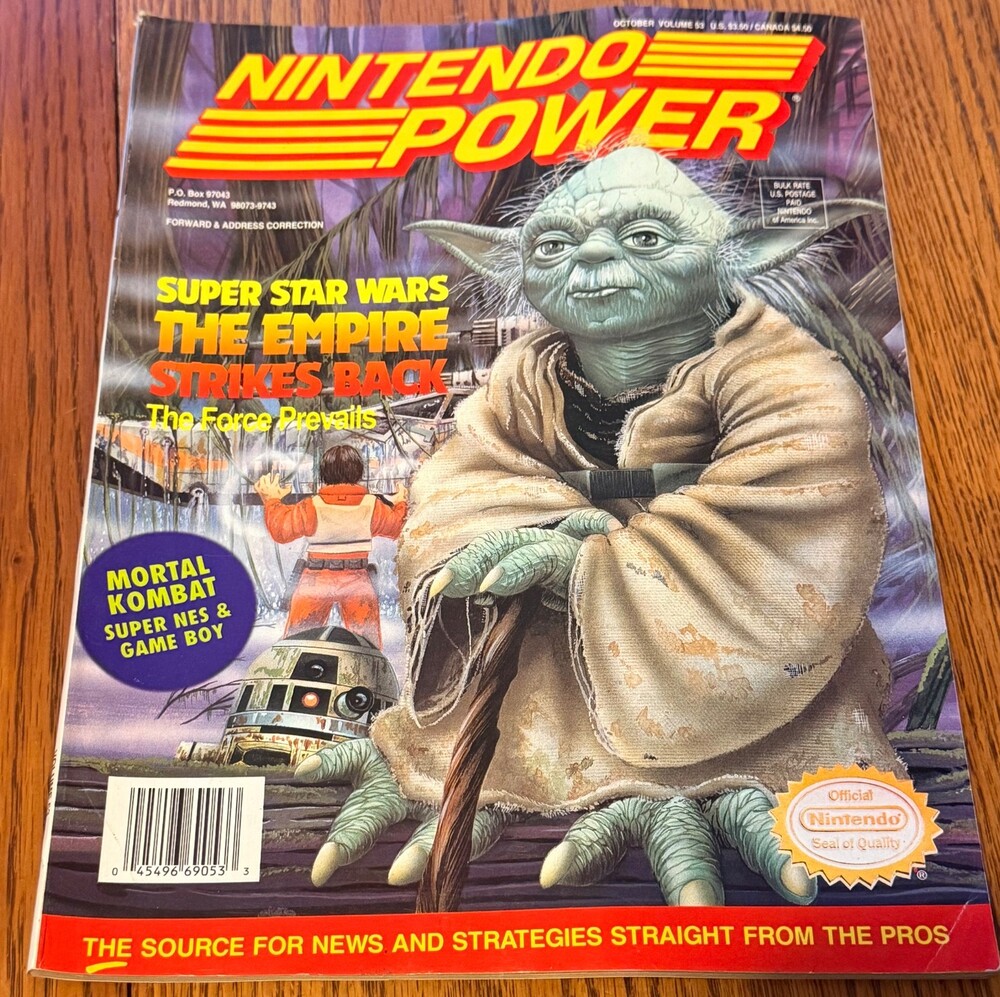 Nintendo Super Star Wars Empire Strikes Back #53 - OCT. 1993, w/POSTER (37)